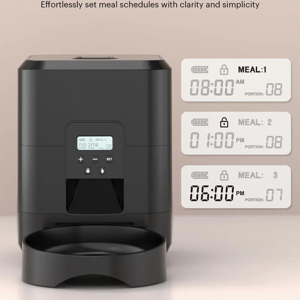 ZenPaw Smart Automatic Pet Feeder – Timed Meals with App Control & Voice Recording