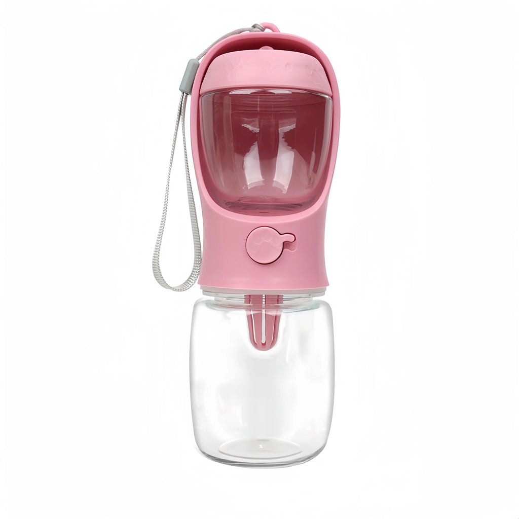 ZenPaw Portable Pet Water Bottle – Leak-Proof Travel Bowl for Dogs & Cats (550ml)