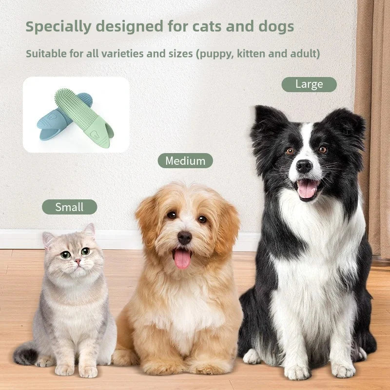 ZenPaw Premium Dog Toothbrush – Dual-Ended Dental Care for Fresh Breath & Healthy Gums