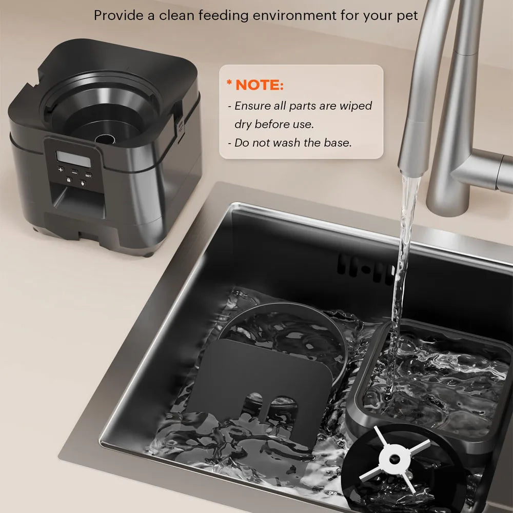 ZenPaw Smart Automatic Pet Feeder – Timed Meals with App Control & Voice Recording