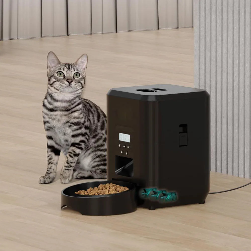 ZenPaw Smart Automatic Pet Feeder – Timed Meals with App Control & Voice Recording