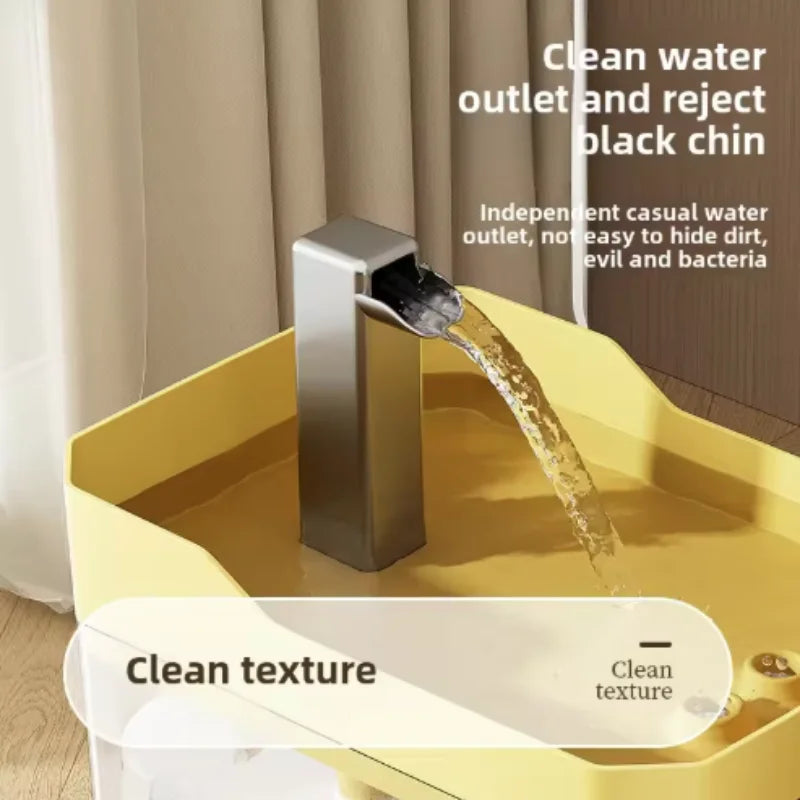ZenPaw Automatic Cat Water Fountain – 1.5L Pet Drinking Fountain with LED Light & Filter
