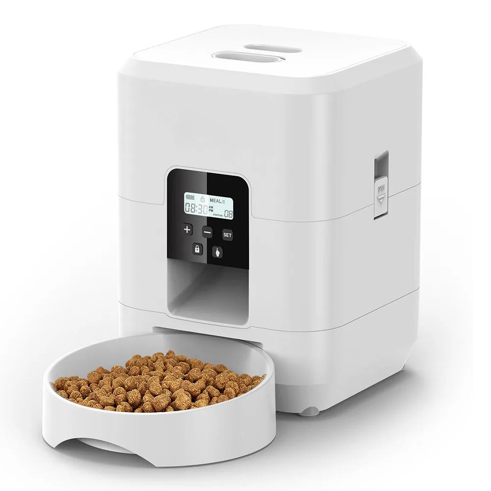 ZenPaw Smart Automatic Pet Feeder – Timed Meals with App Control & Voice Recording