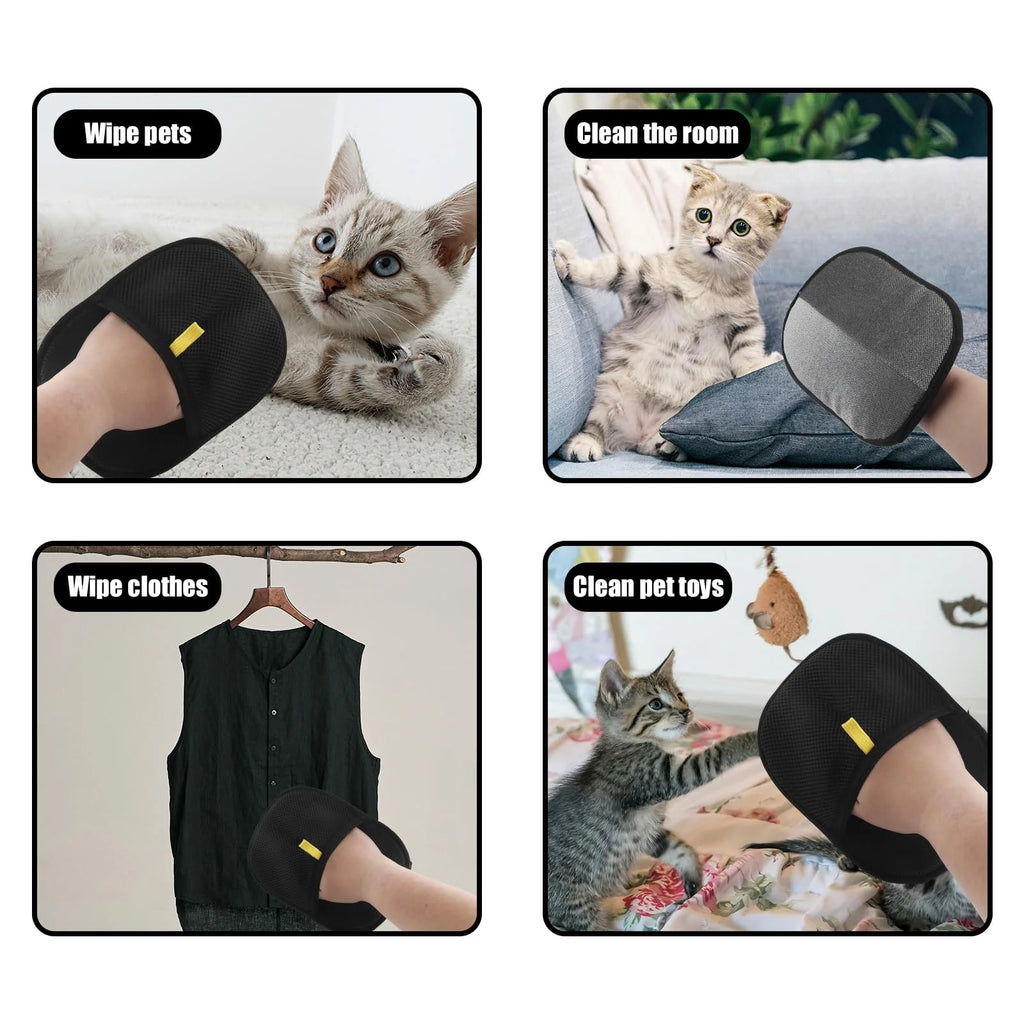 ZenPaw Pet Hair Removal Glove – Gentle Deshedding & Grooming Mitt for Dogs & Cats