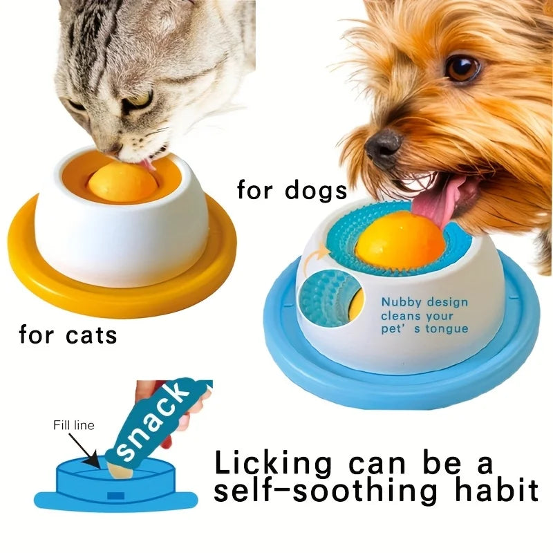 ZenPaw Calming Lick Mat for Dogs & Cats – Slow Feeder Mat with Suction Cups | Anxiety Relief & Mental Stimulation