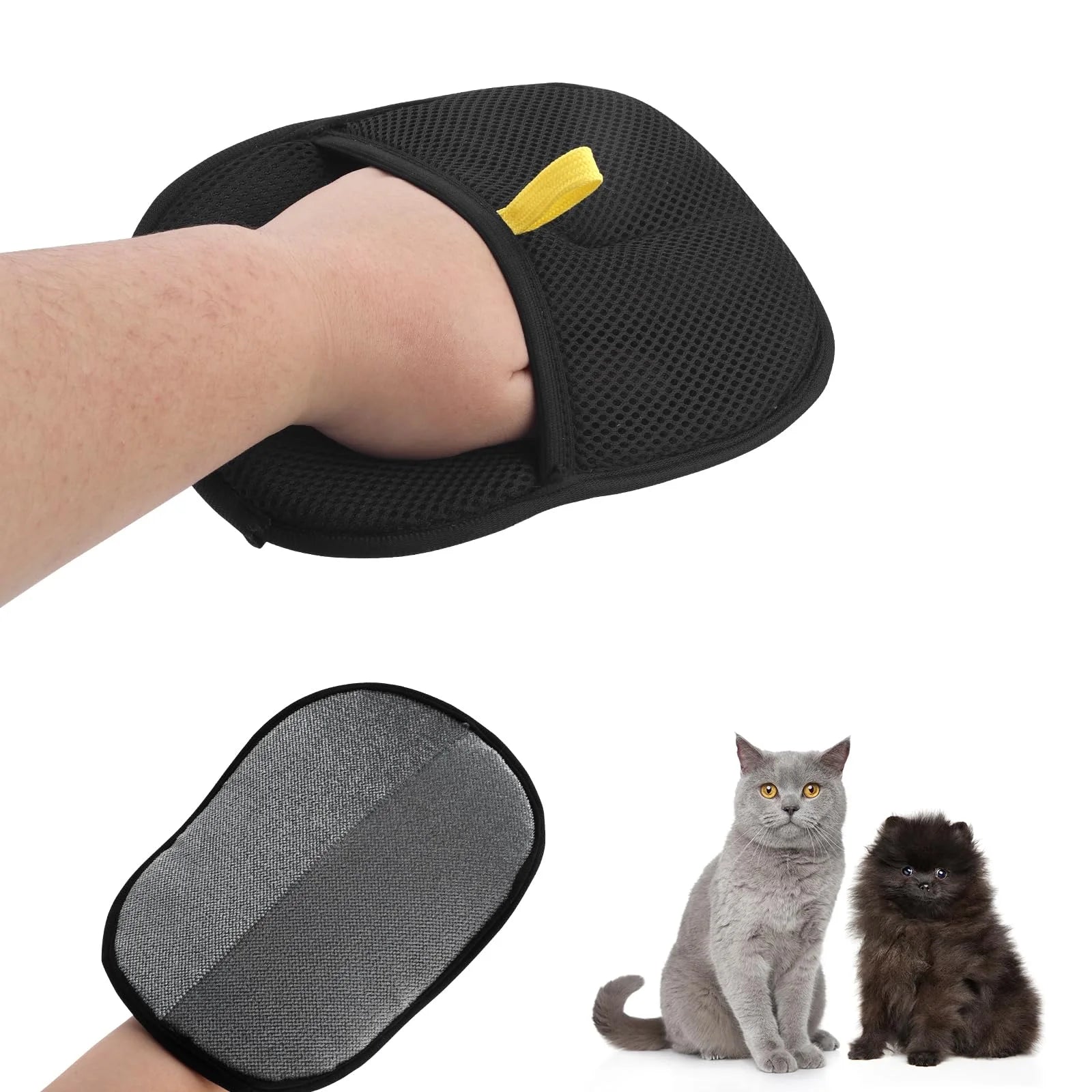 ZenPaw Pet Hair Removal Glove – Gentle Deshedding & Grooming Mitt for Dogs & Cats